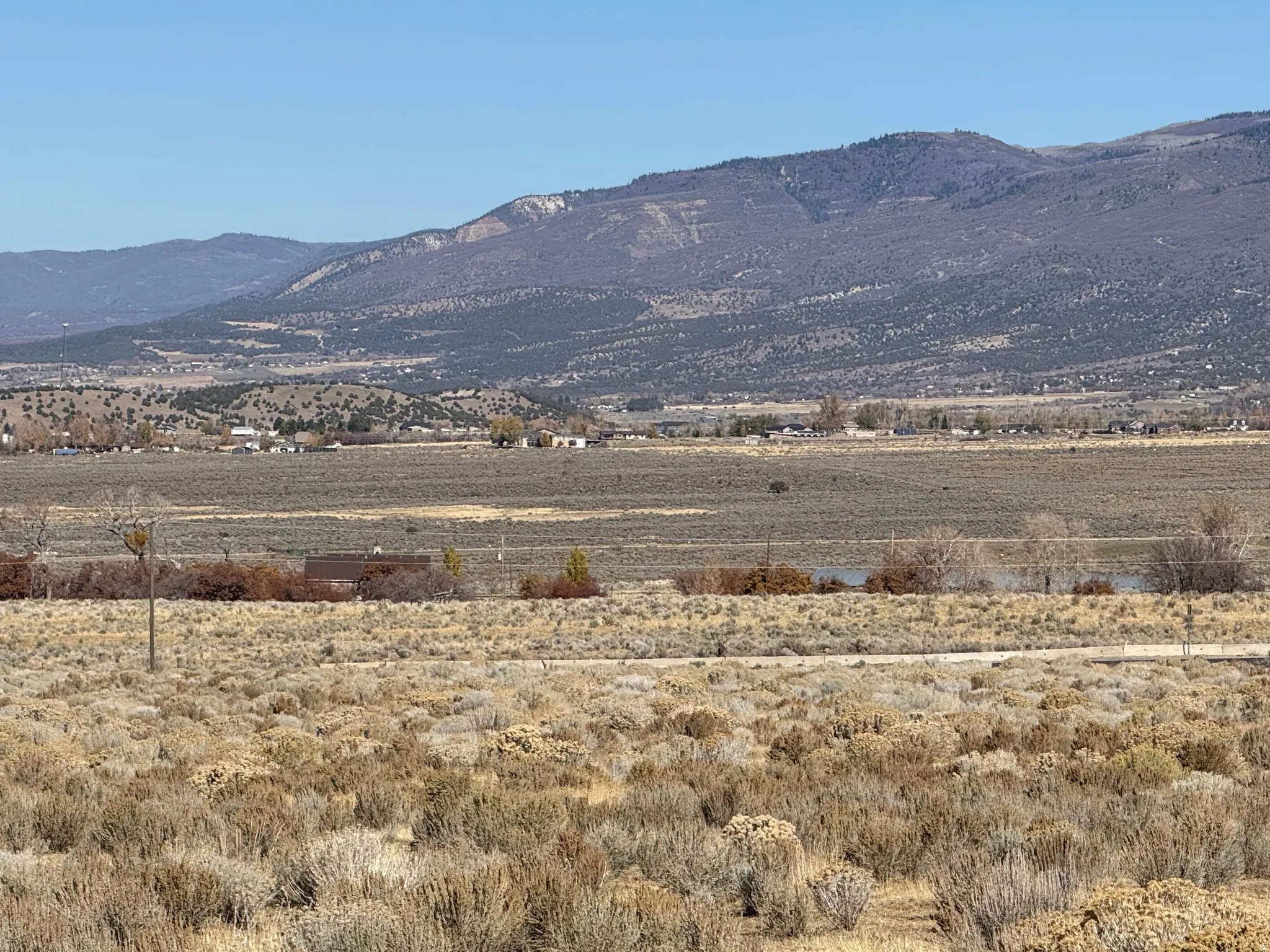 Mountain view featuring rural landscape
