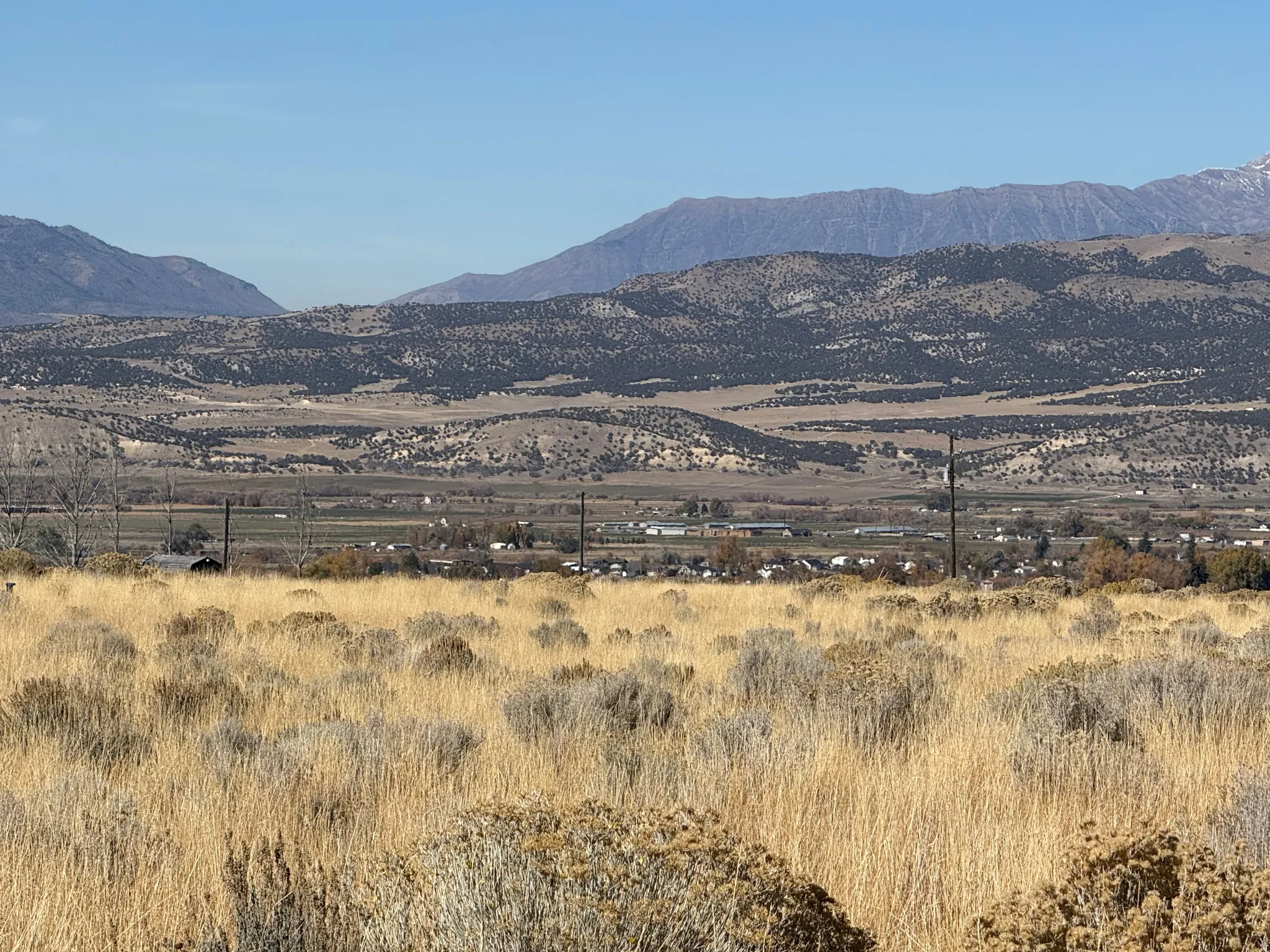 Mountain view featuring rural landscape