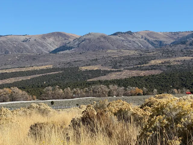 View of mountain backdrop