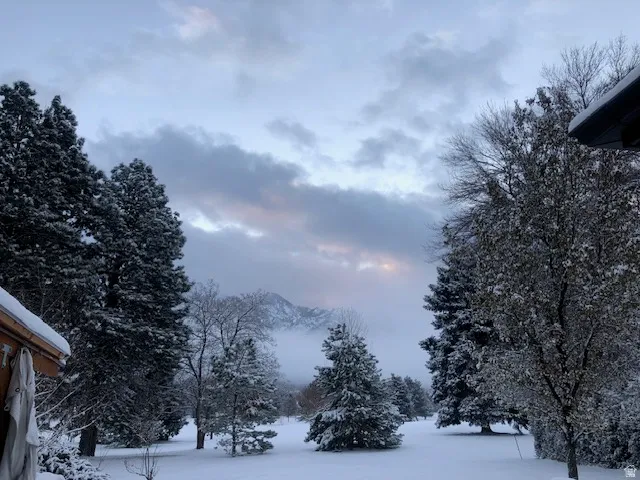 View of mountain backdrop