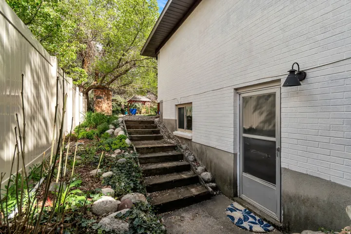 Doorway to property