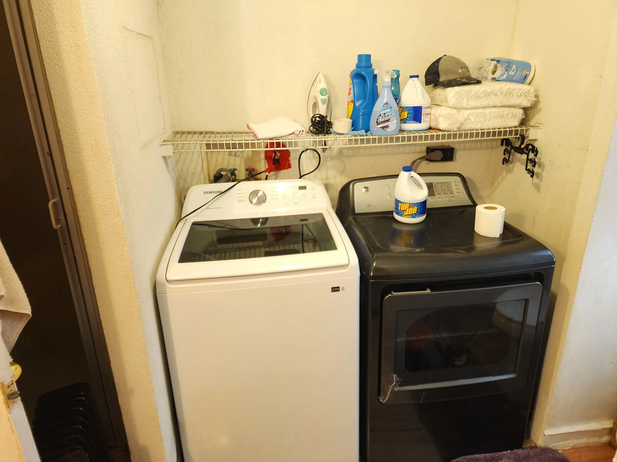 Laundry area featuring washer and dryer