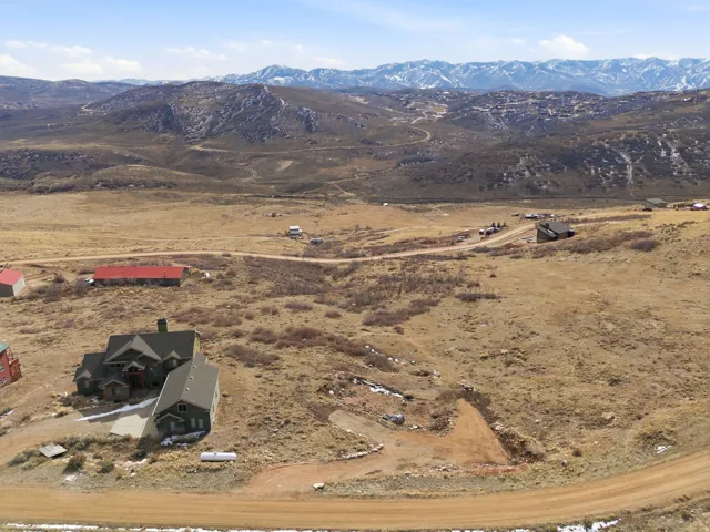 Mountain view with rural landscape