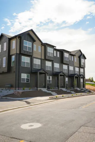 View of contemporary house