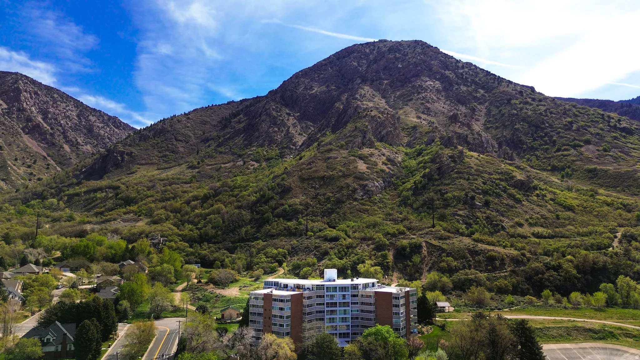 View of mountain background