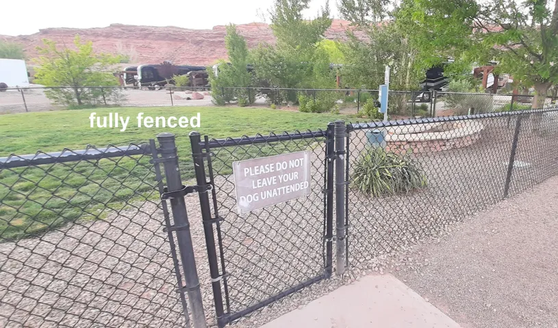 Entrance to Dog Park.