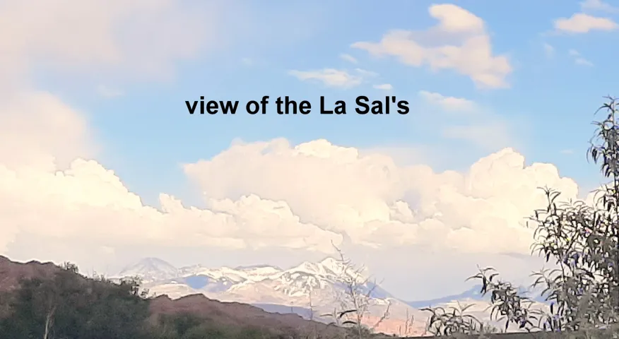 View of mountain background.