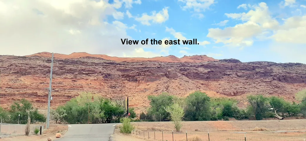 East entrance to the RV park.
