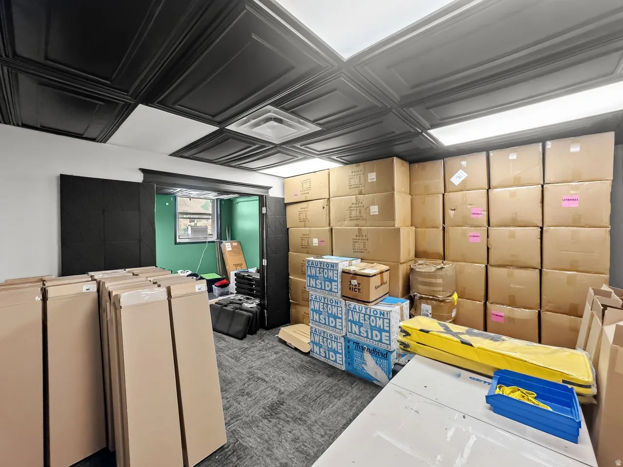 View of storage room