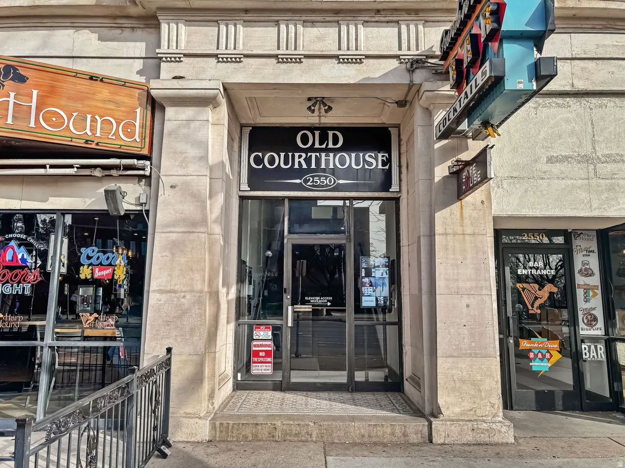 View of exterior entry