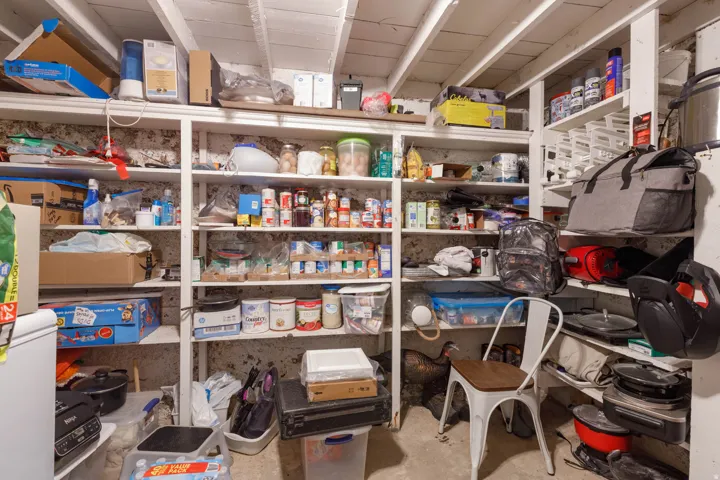 View of storage area