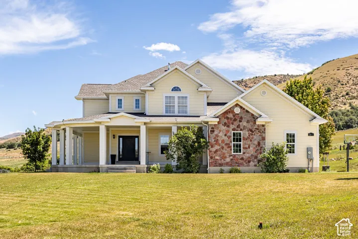 Spacious two-story residence with a prominent front porch