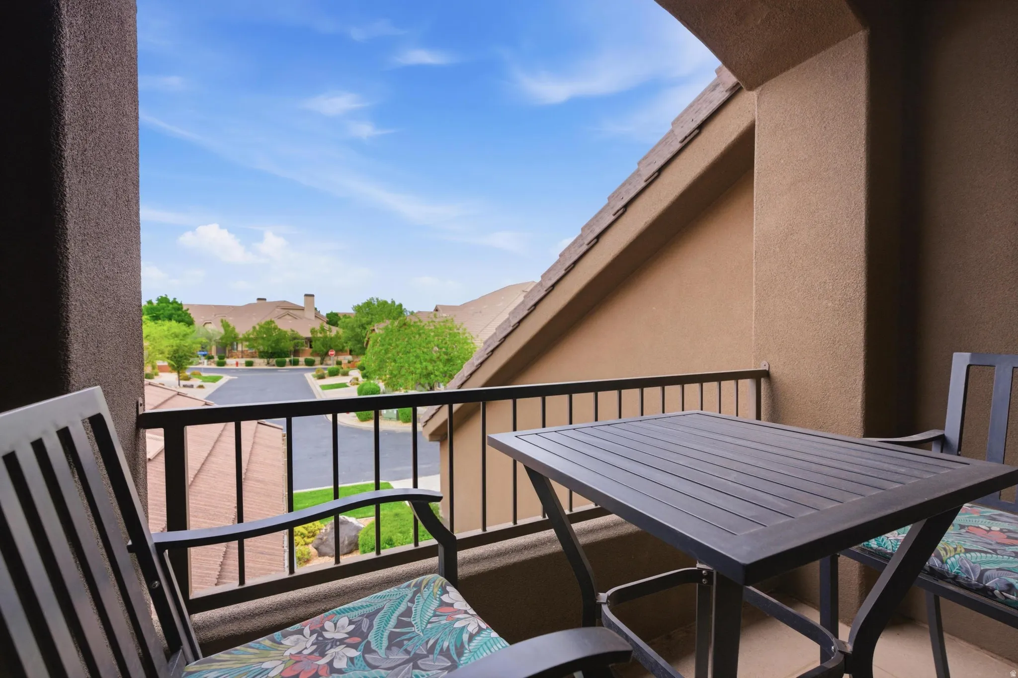 Balcony off of upper Primary Suite
