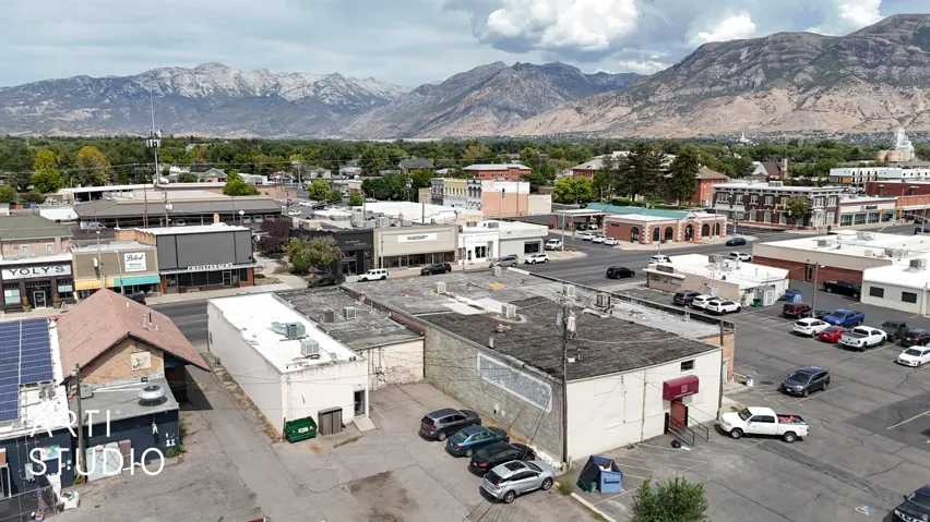 Bird's eye view of mountains
