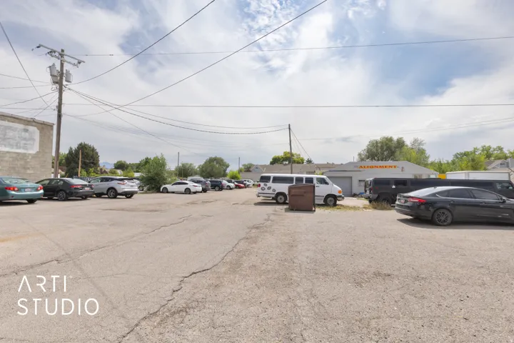 View of uncovered parking lot