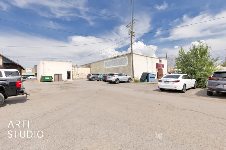 View of uncovered parking lot