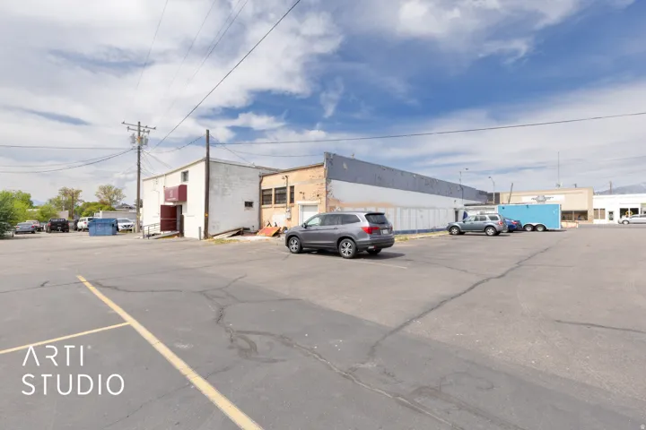 View of uncovered parking lot