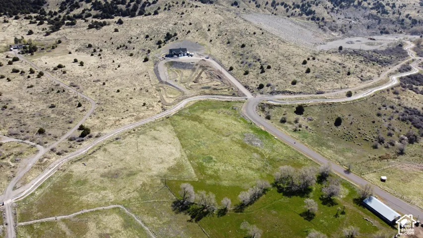 Aerial overview of property's location featuring rural landscape and a desert landscape.