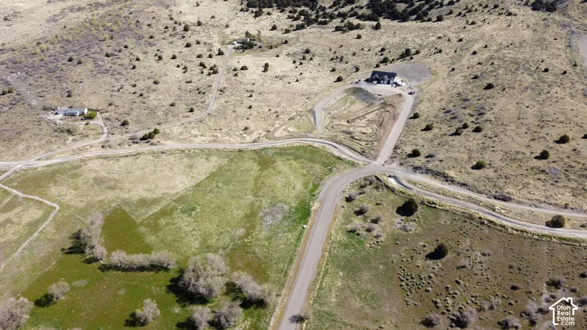 Aerial overview of property's location with rural landscape and a desert landscape