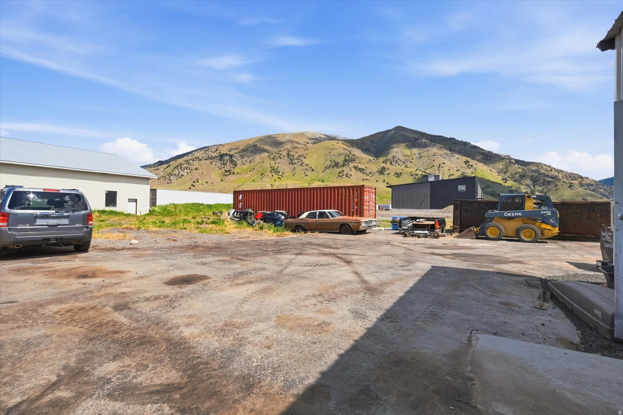 View of mountain background