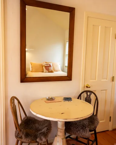 Dining space featuring wood finished floors
