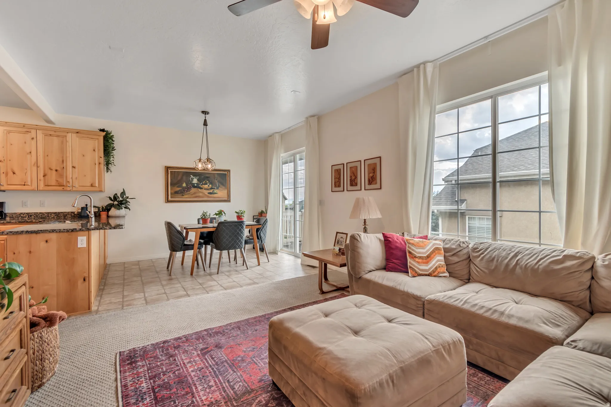 Open concept living space