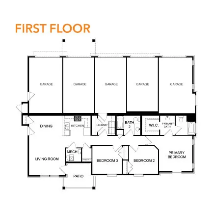 View of room layout
