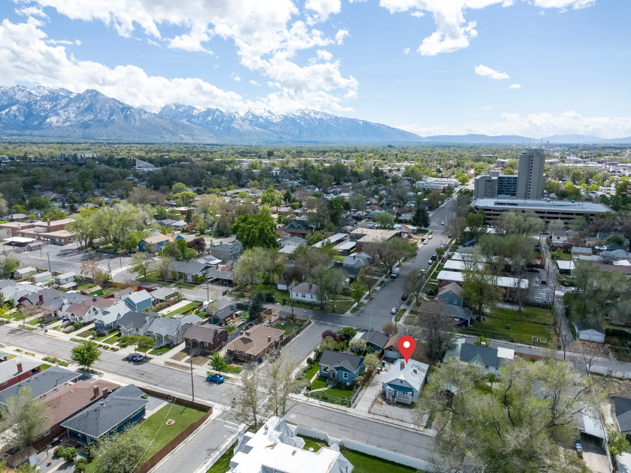 Bird's eye view of mountains