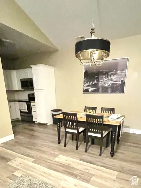 Wood-finish flooring throughout