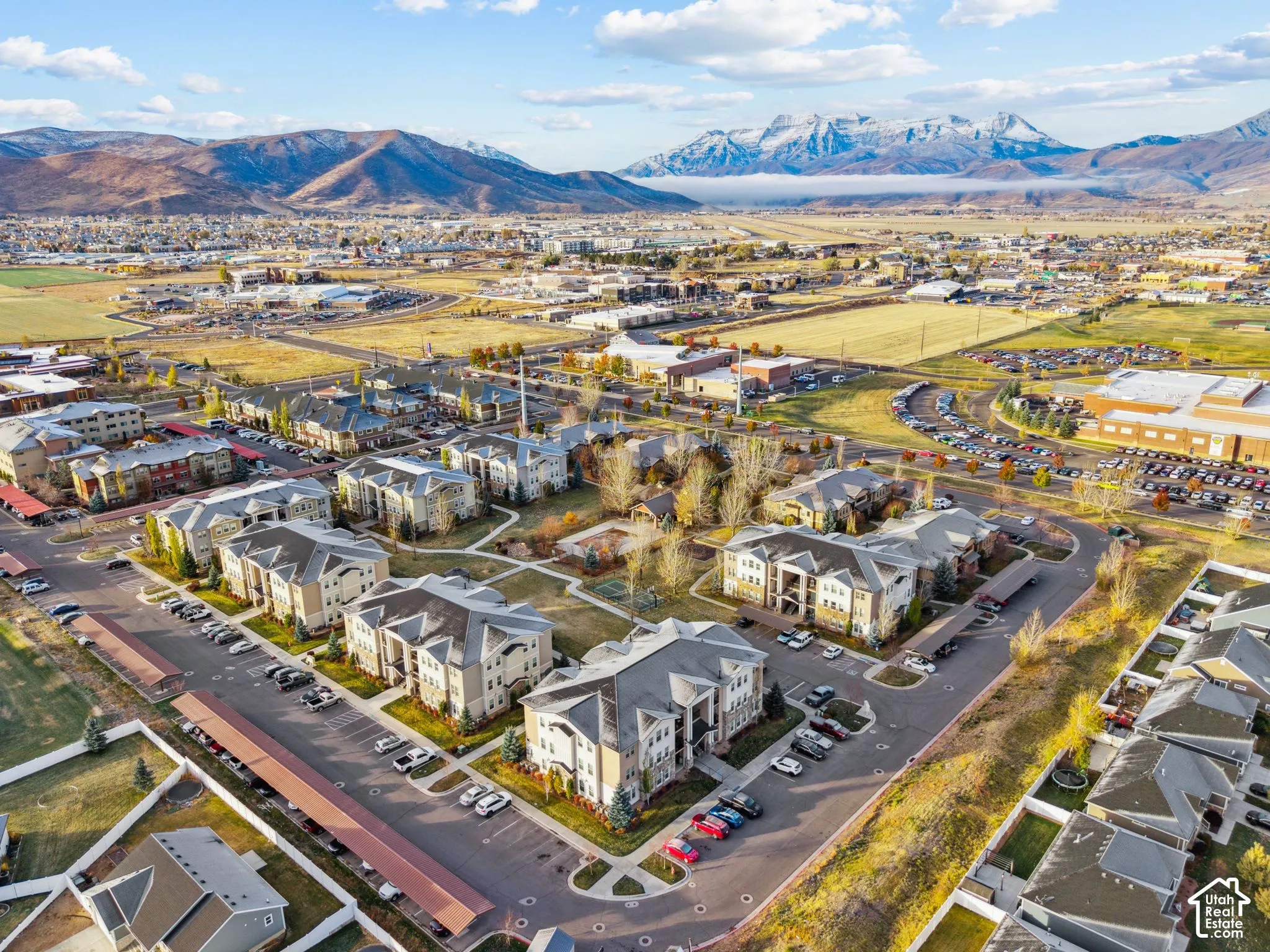 Bird's eye view of mountains