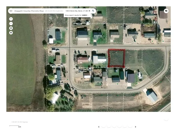 Map / location featuring property parcel outlined