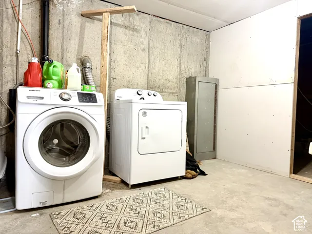 Basement Laundry & Utility room