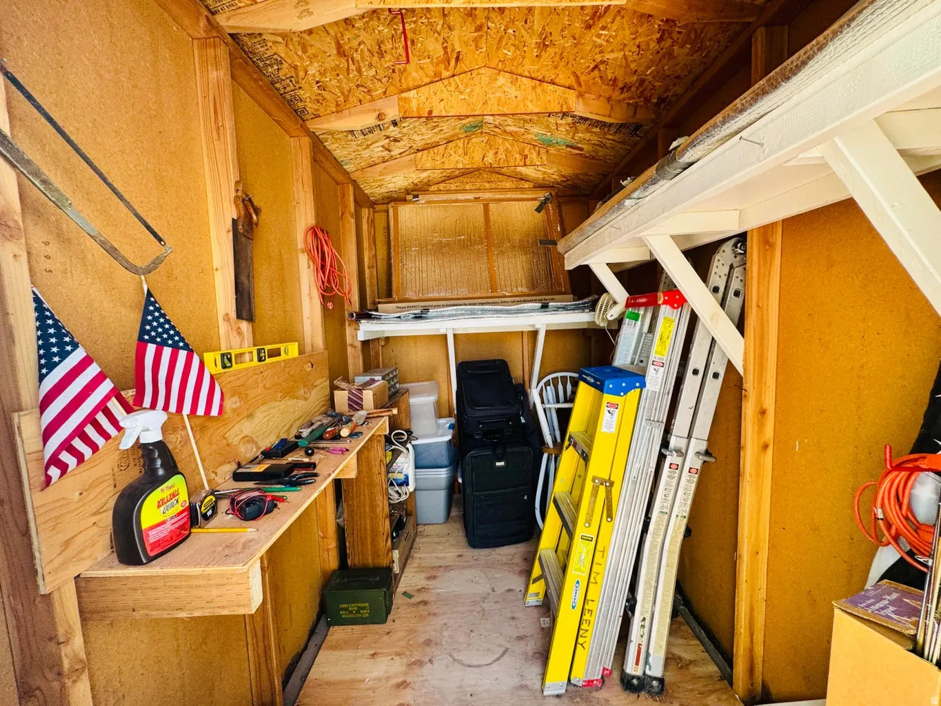 View of storage room
