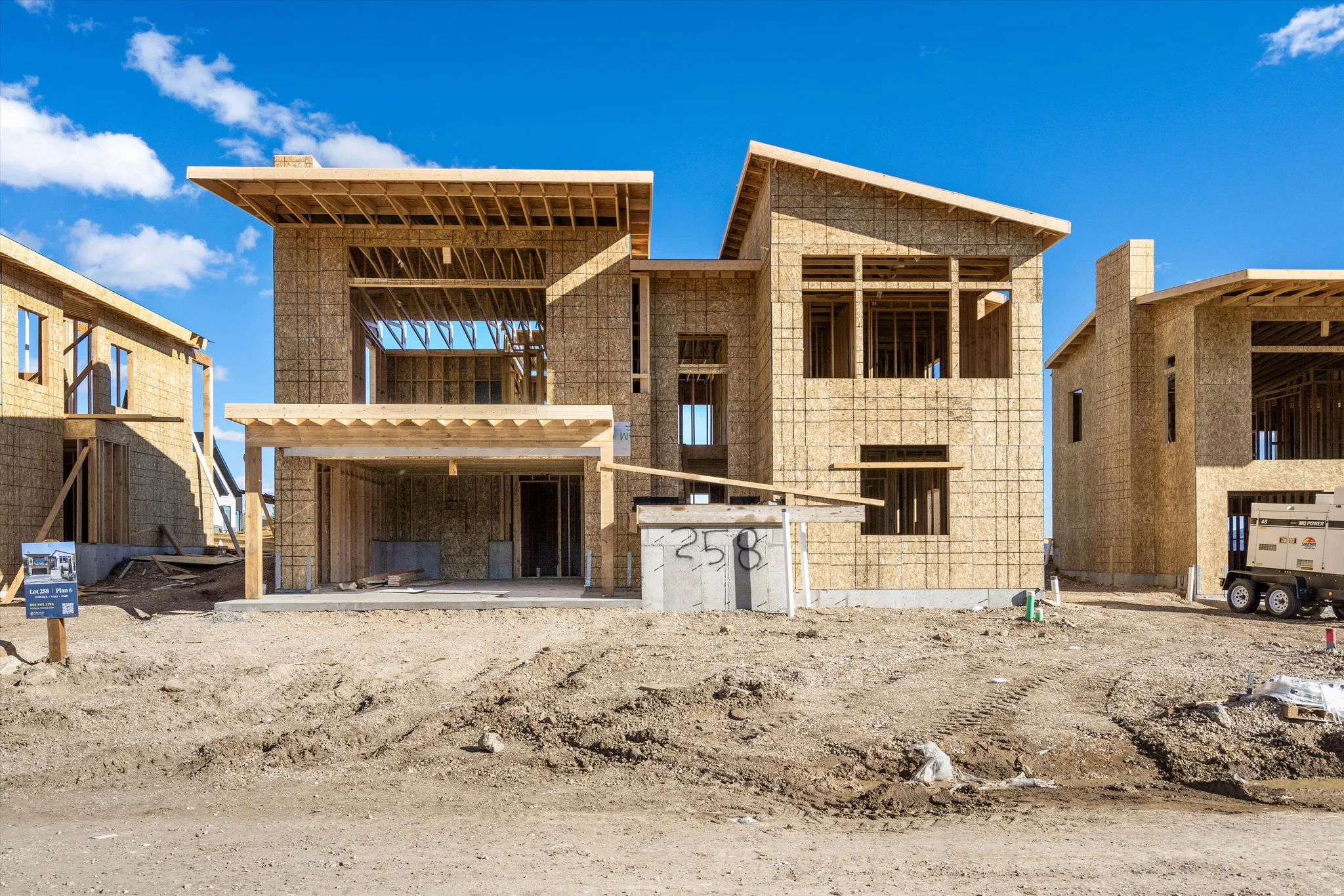 View of property under construction