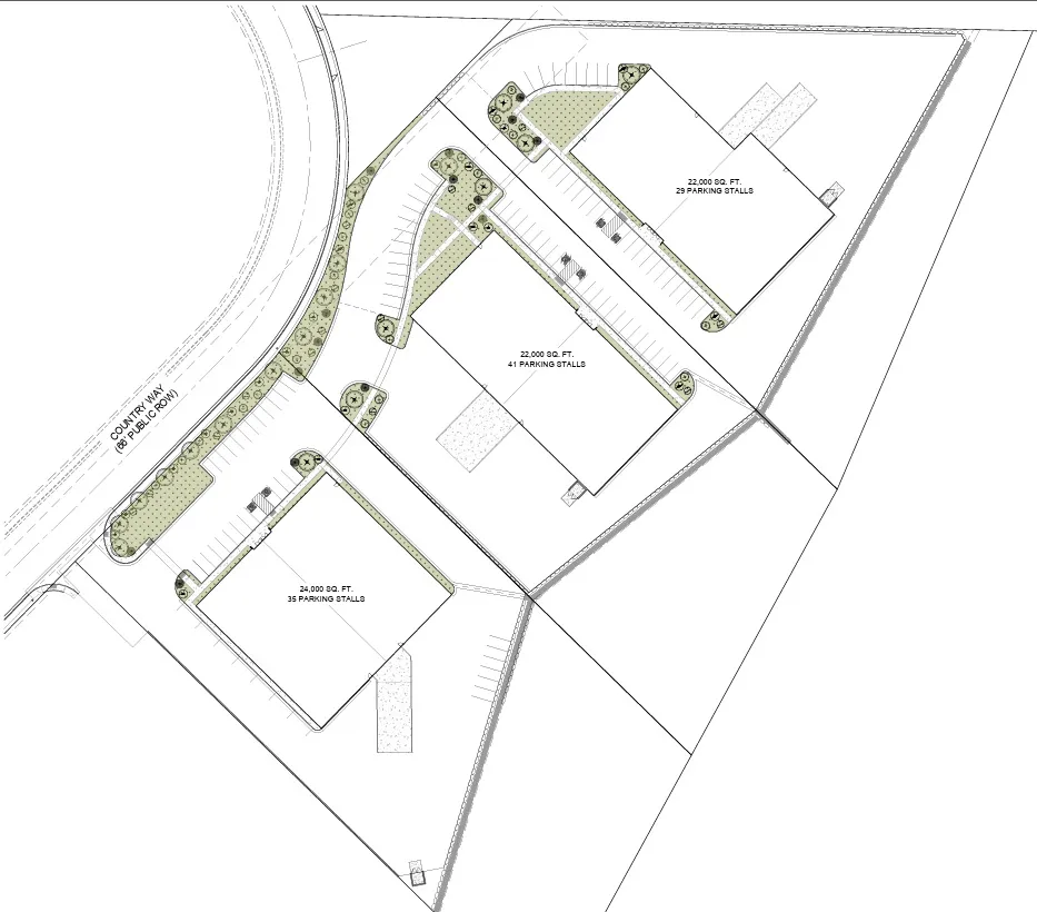 View of property site plan