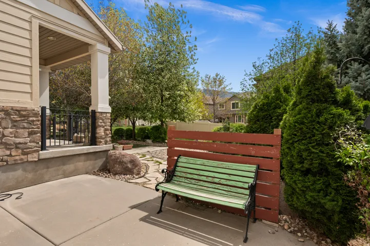 View of patio