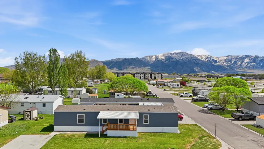 Mountain view featuring nearby suburban area