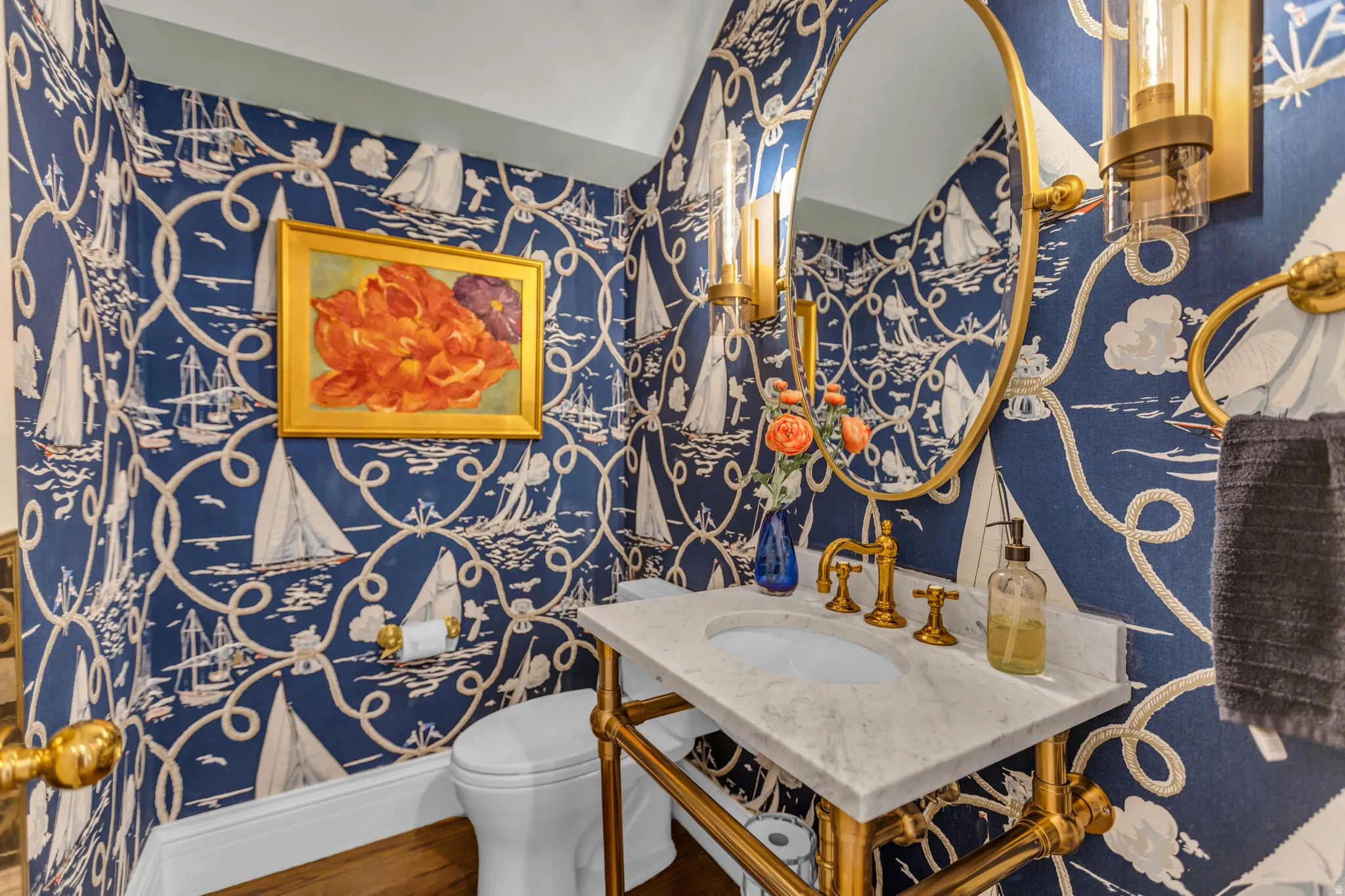 Powder bathroom