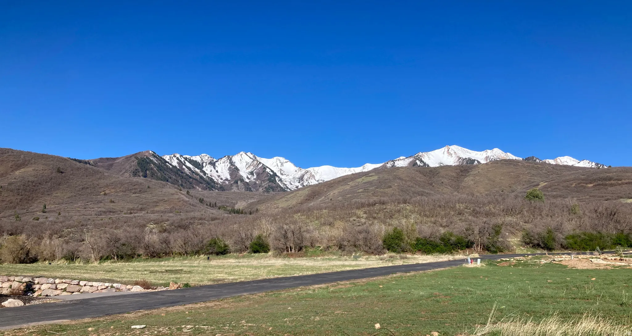 View of mountain backdrop