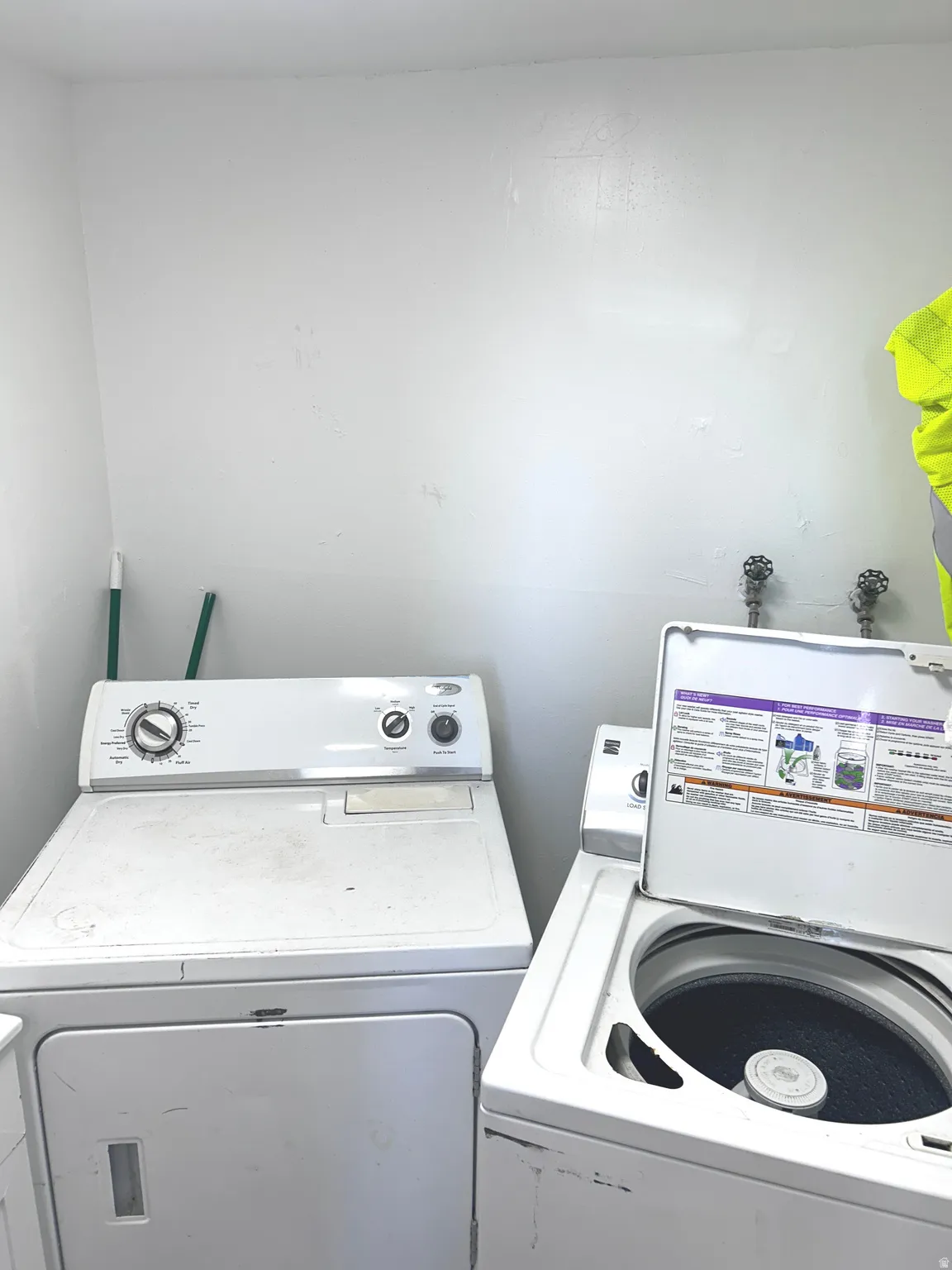 Laundry area with washer and dryer