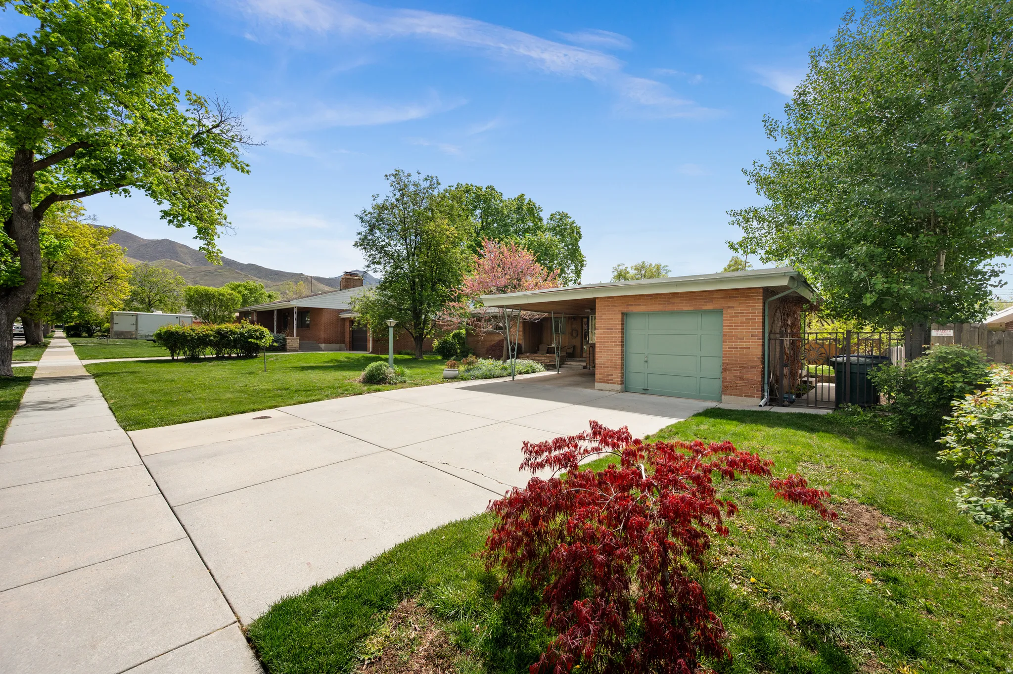 Front Yard with lovely landscaping