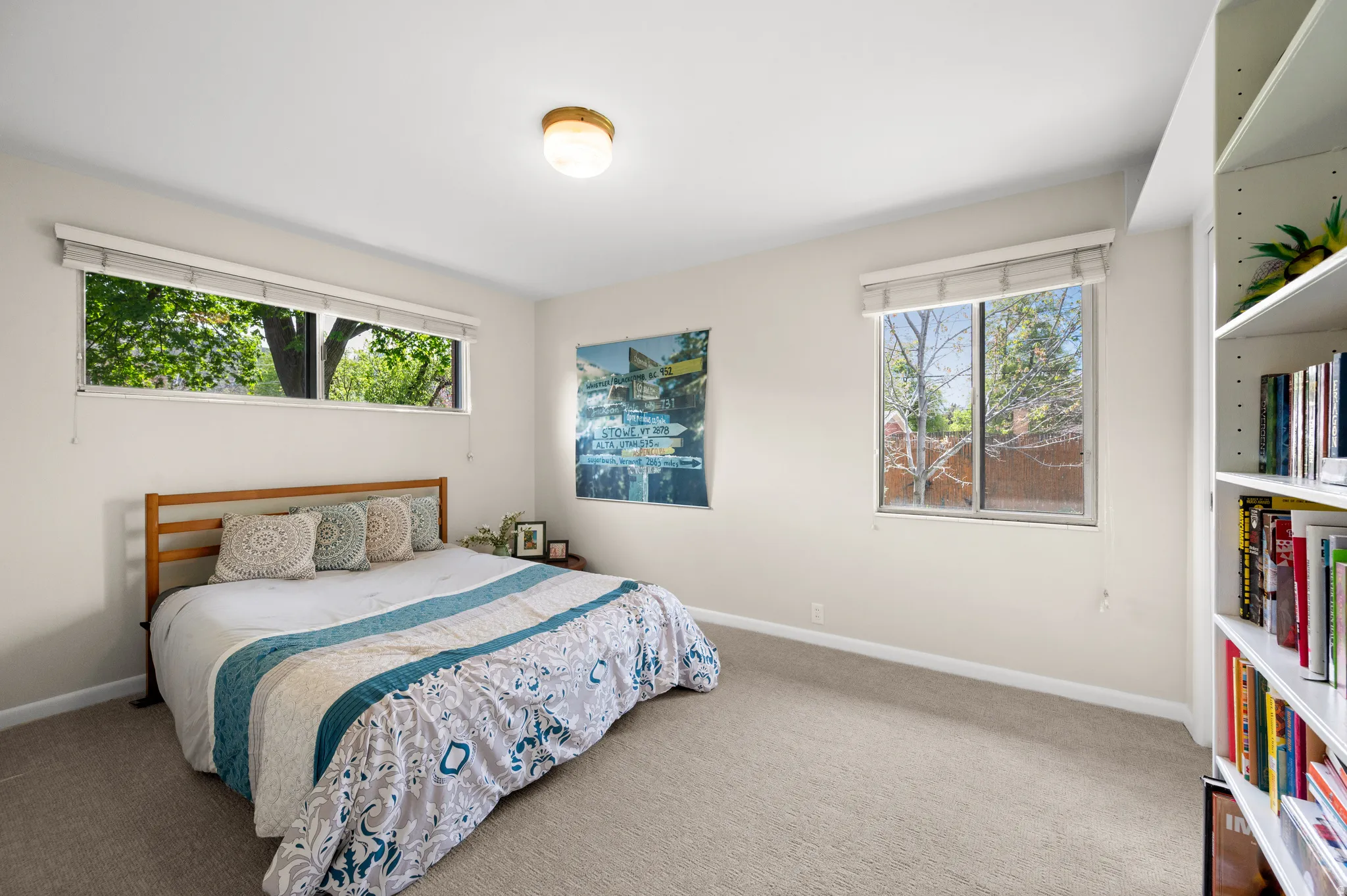 Spacious main-floor bedroom