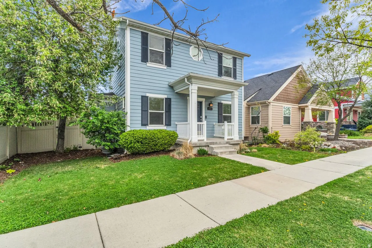 View of covered front porch
