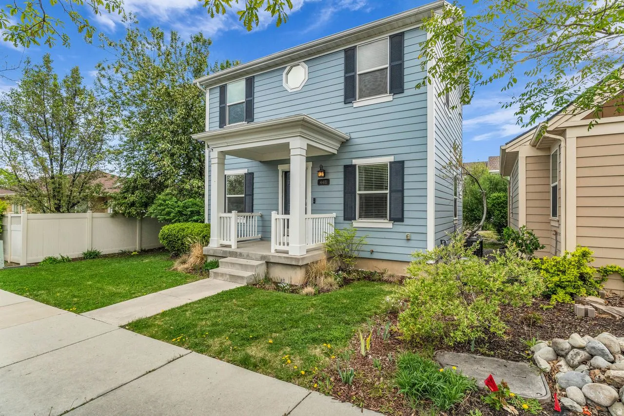 View of maintained front yard