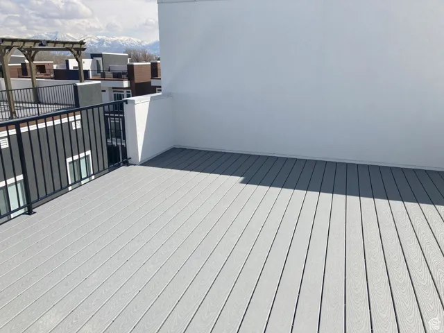 View of deck