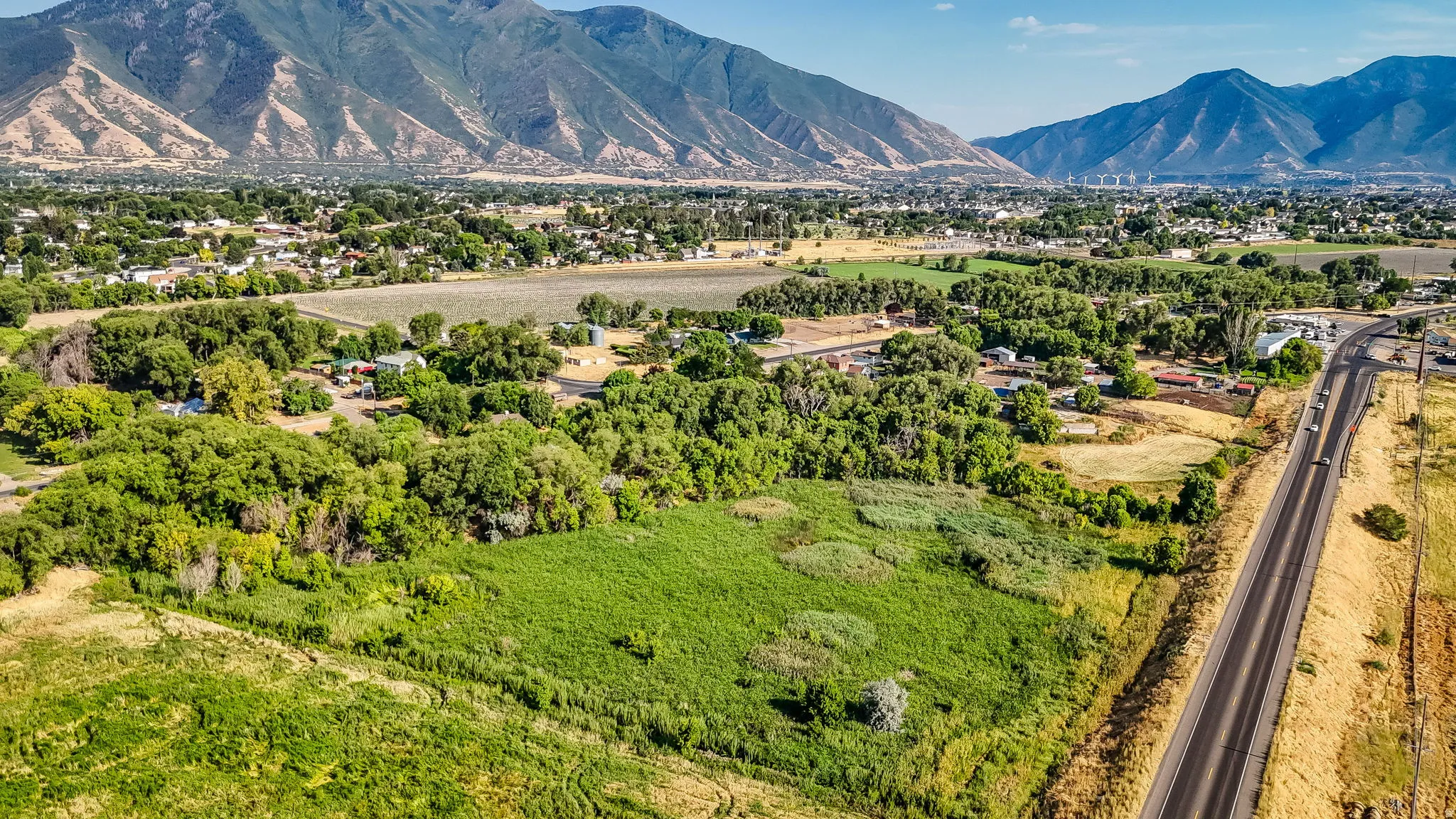 View of mountain backdrop