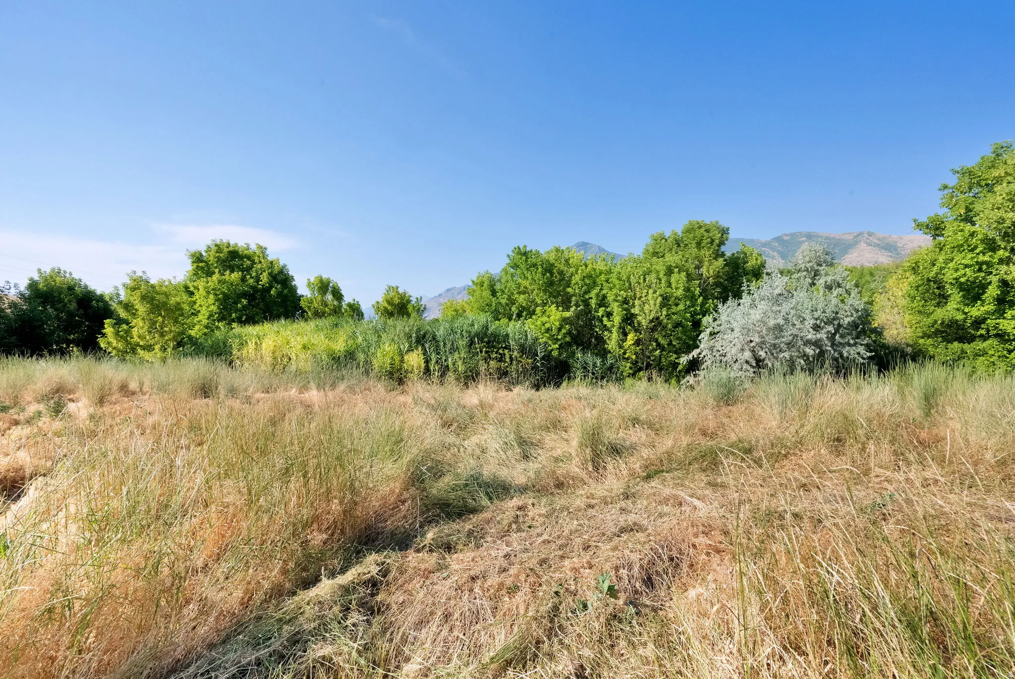 View of undeveloped land with mountains and rural landscape