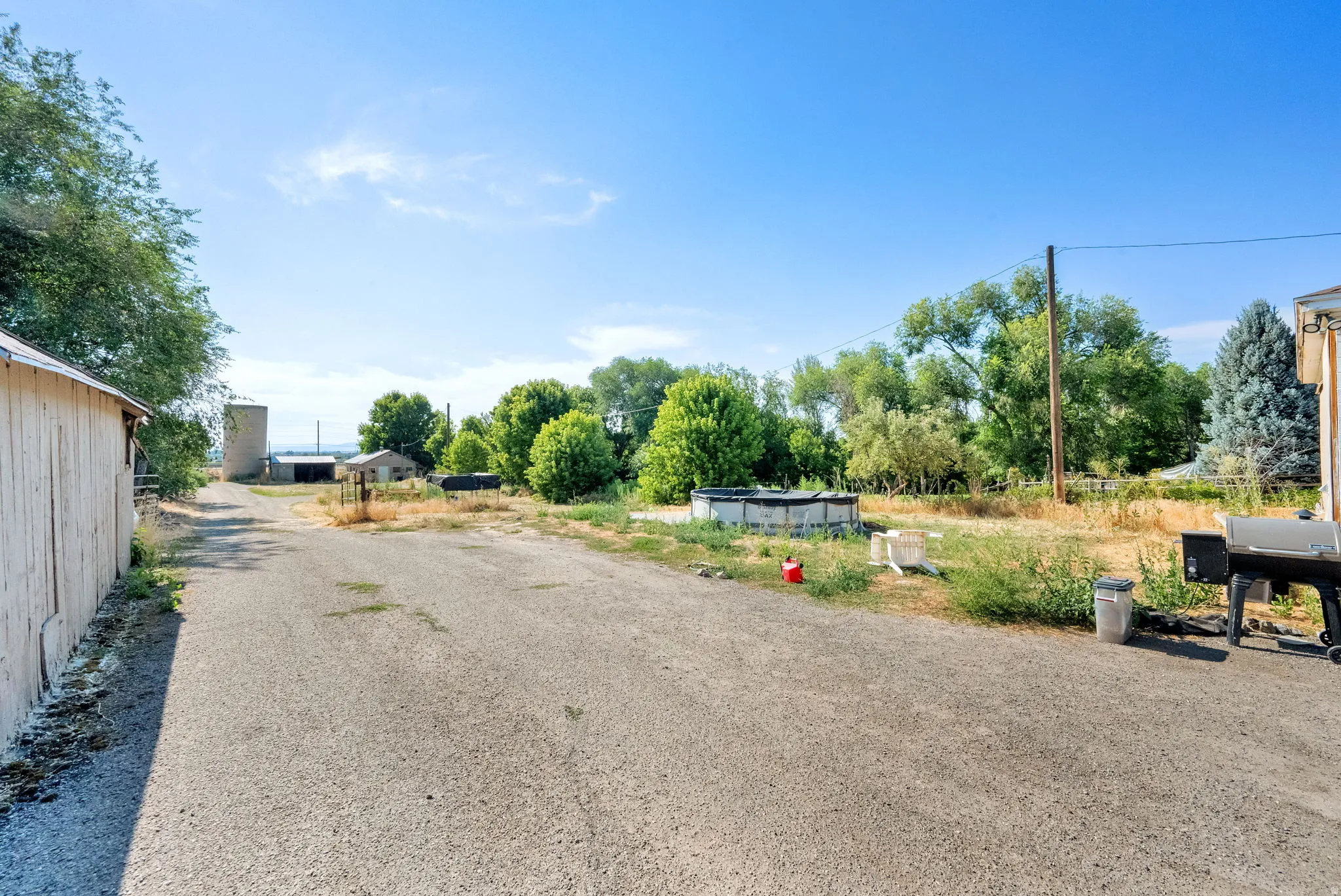 View of asphalt road