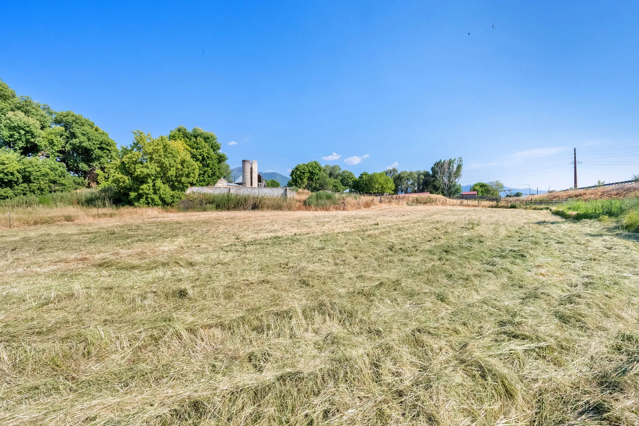 View of yard featuring a view of countryside