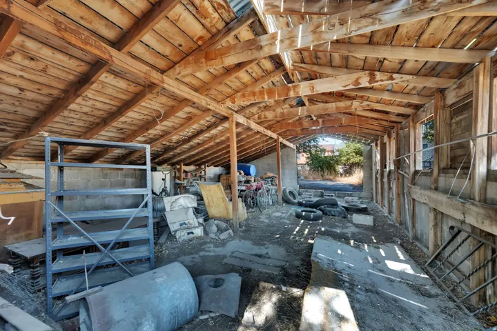 Misc room with wooden ceiling